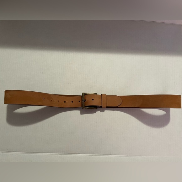 Timberland Men's Tan Leather Belt Size 46 - Picture 7 of 16
